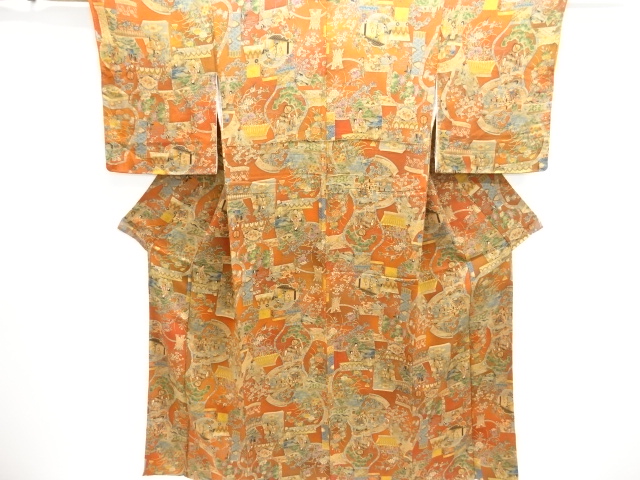 JAPANESE KIMONO / KOMON / CHIRIMEN / PEOPLE IN THE PAST 